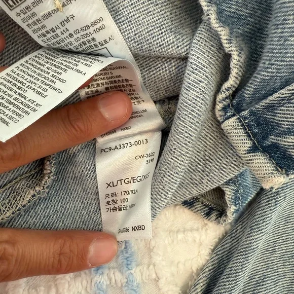 Women’s Levi’s oversized denim shacket NWOT XL - Picture 7 of 8